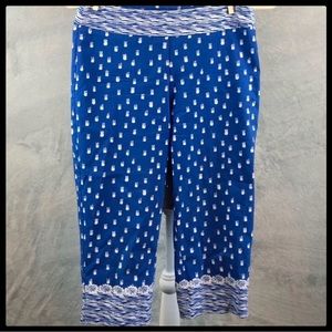 Raffinalla Blue & White Capris Size 6